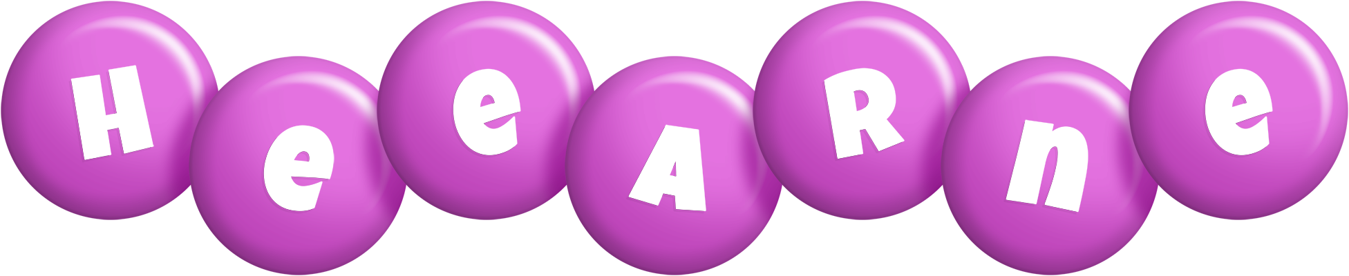 Heearne candy-purple logo