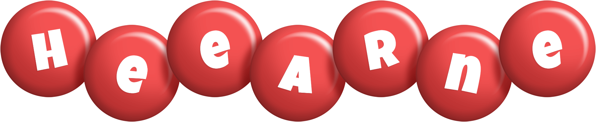Heearne candy-red logo