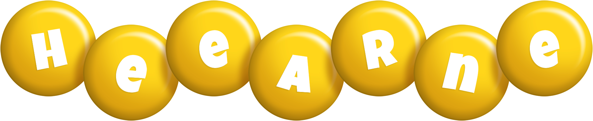 Heearne candy-yellow logo