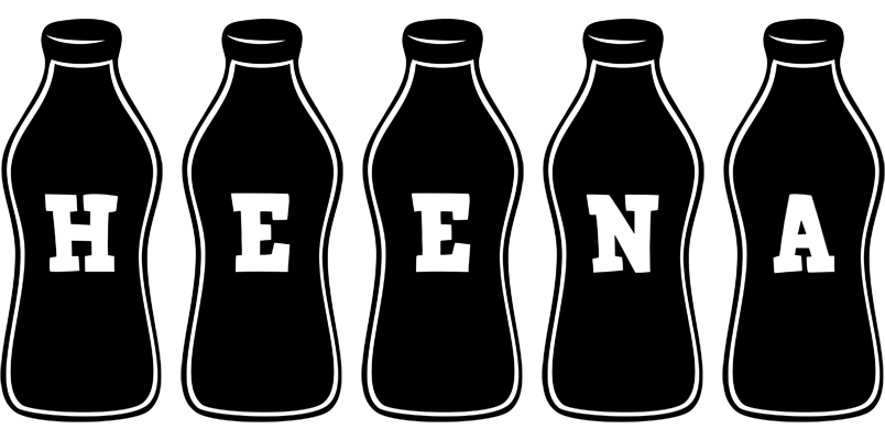 Heena bottle logo