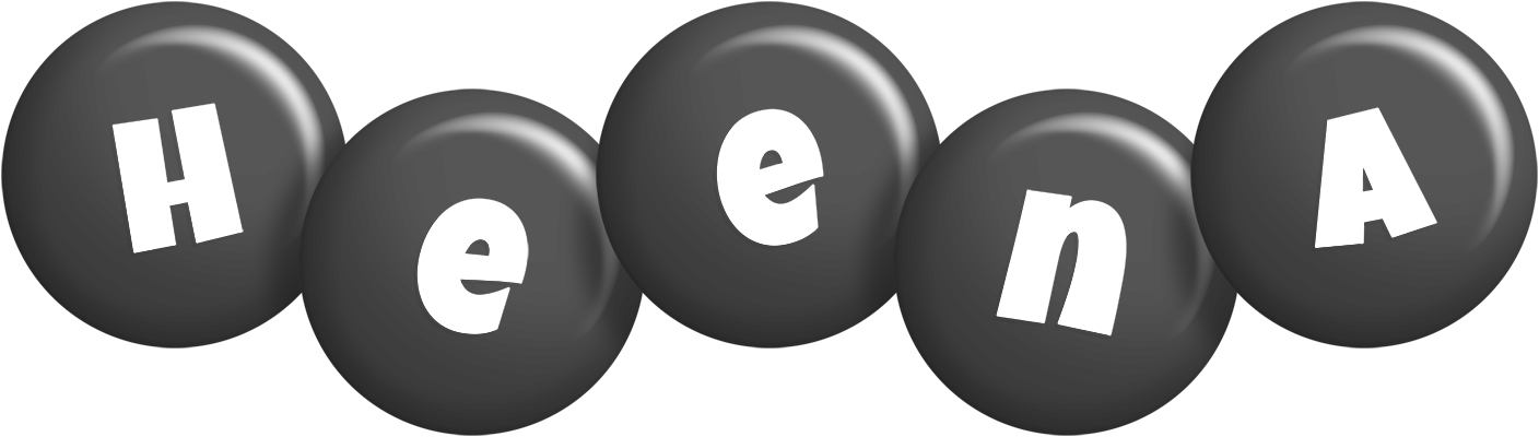 Heena candy-black logo