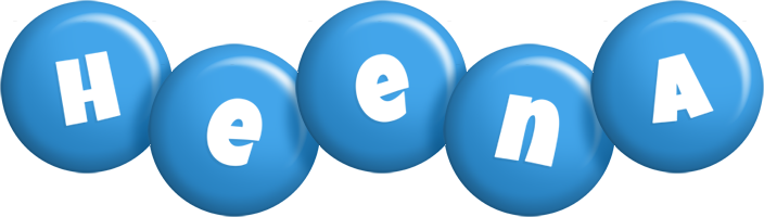 Heena candy-blue logo