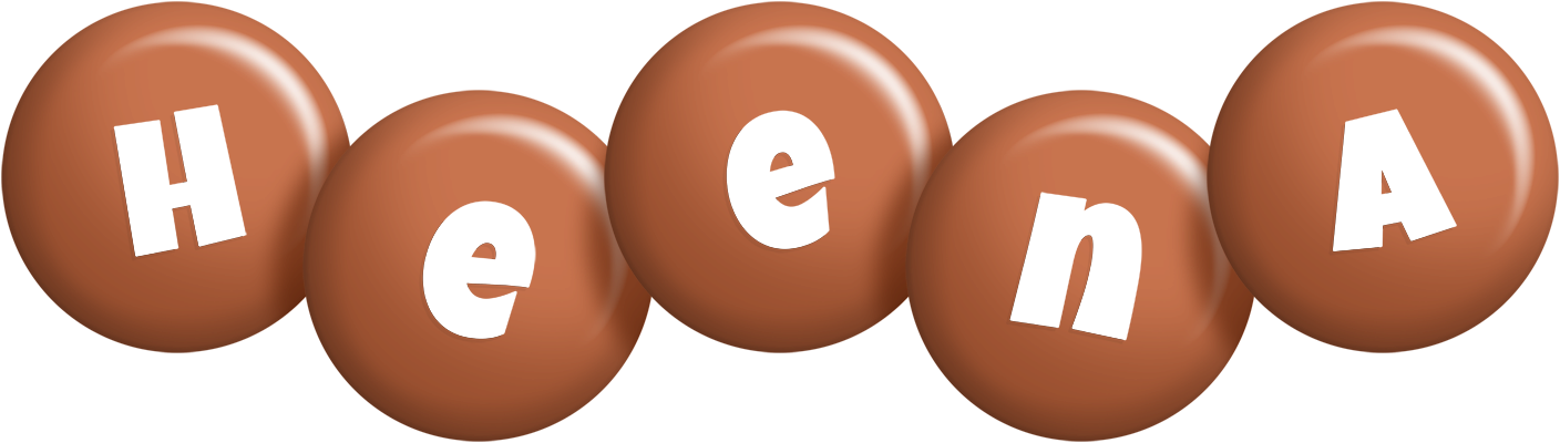 Heena candy-brown logo