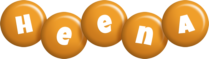 Heena candy-orange logo