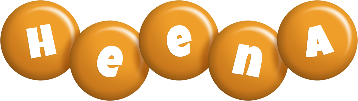 Heena candy-orange logo