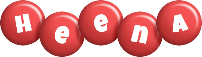 Heena candy-red logo