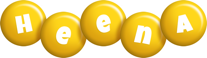 Heena candy-yellow logo