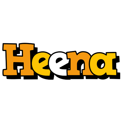 Heena cartoon logo