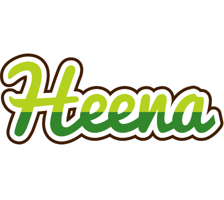 Heena golfing logo