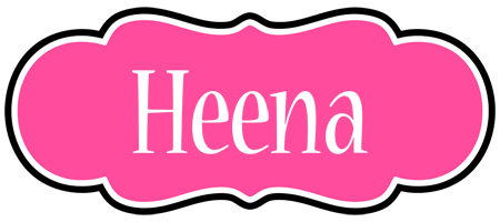 Heena invitation logo