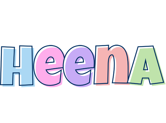 Heena pastel logo