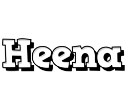 Heena snowing logo