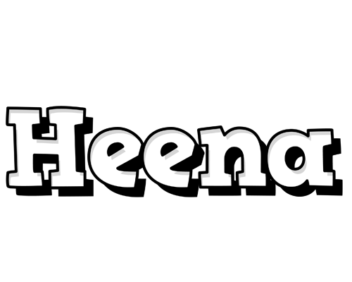 Heena snowing logo