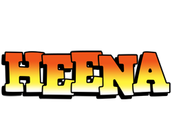 Heena sunset logo