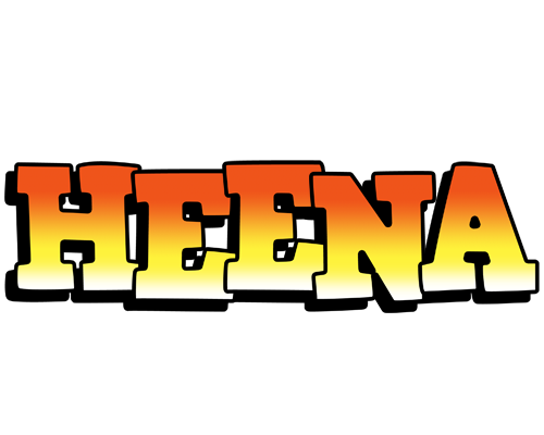 Heena sunset logo