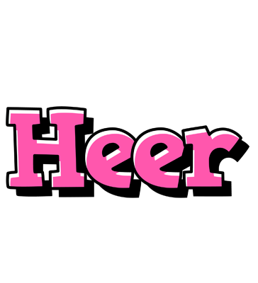 Heer girlish logo