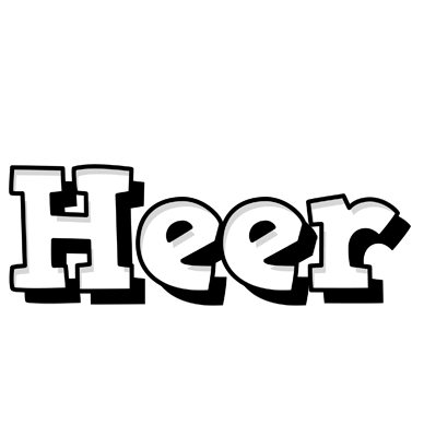 Heer snowing logo