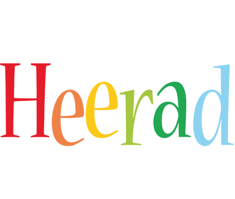 Heerad birthday logo