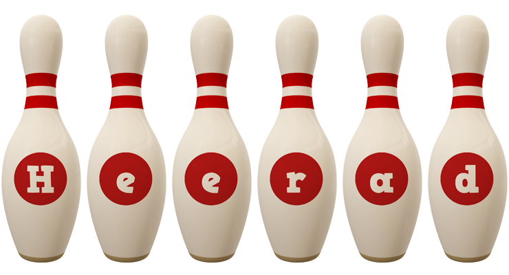 Heerad bowling-pin logo