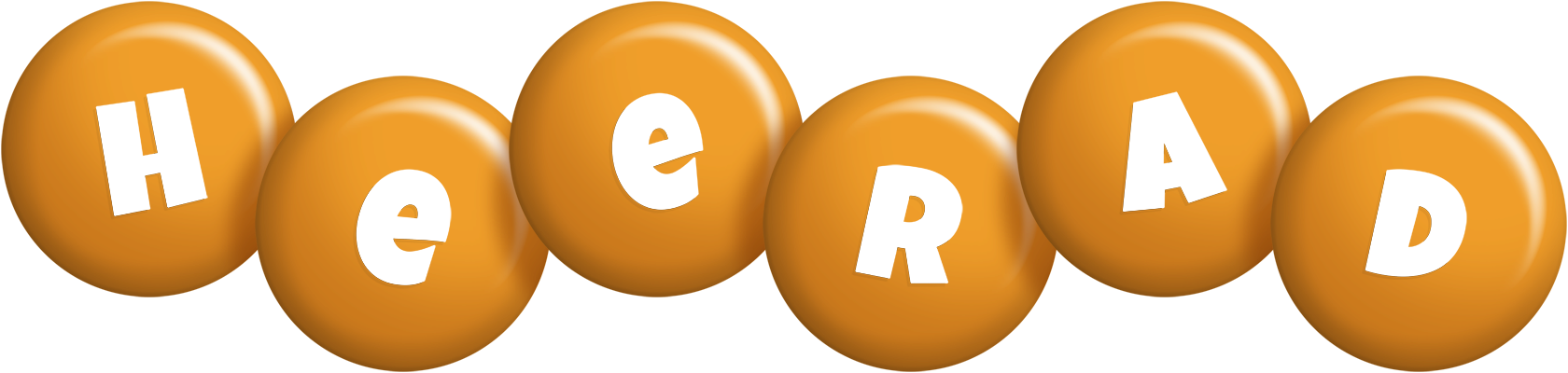 Heerad candy-orange logo