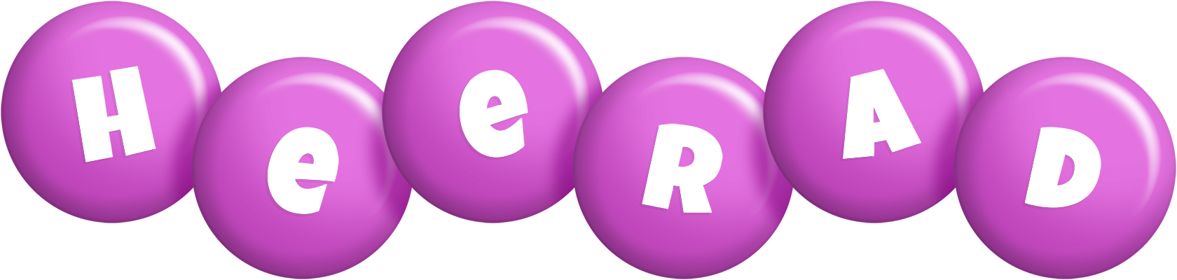 Heerad candy-purple logo