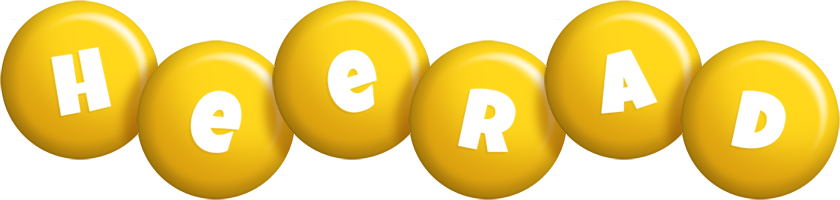 Heerad candy-yellow logo