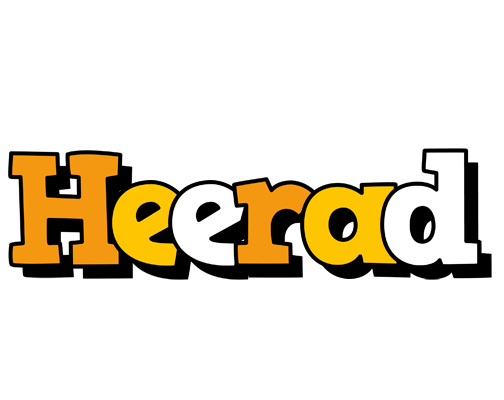 Heerad cartoon logo
