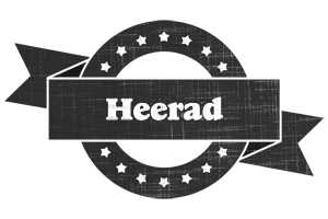 Heerad grunge logo