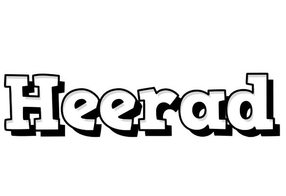 Heerad snowing logo