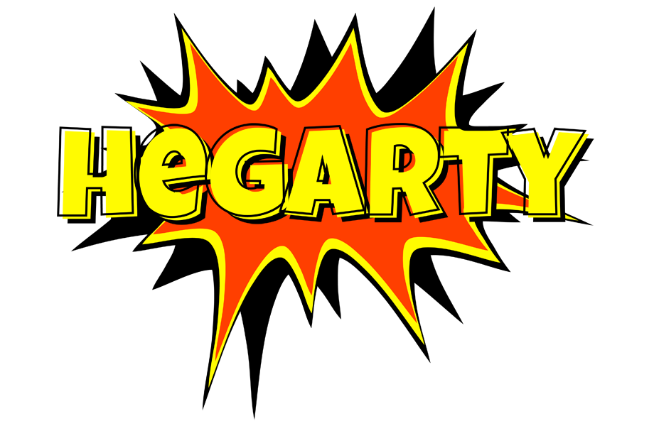 Hegarty bazinga logo