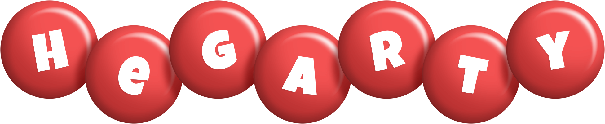 Hegarty candy-red logo