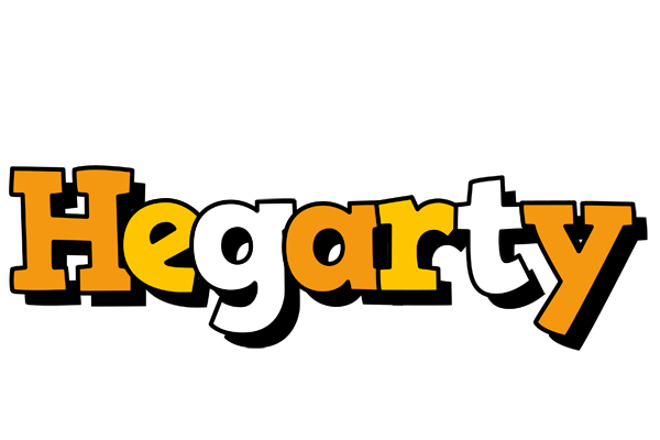 Hegarty cartoon logo
