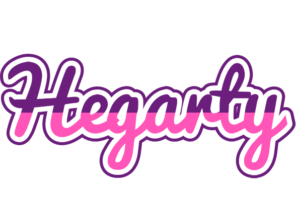 Hegarty cheerful logo