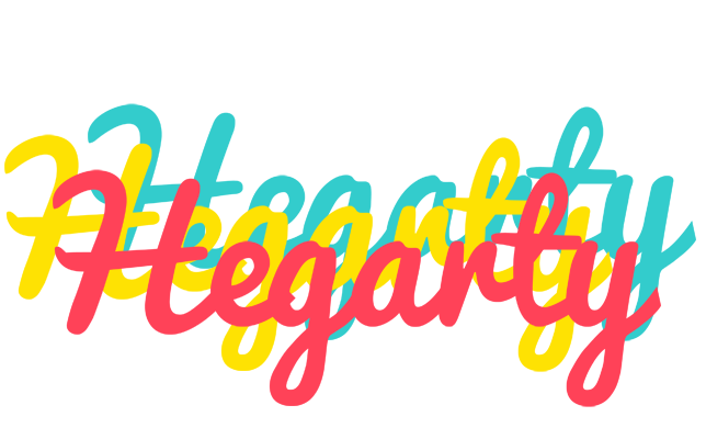 Hegarty disco logo