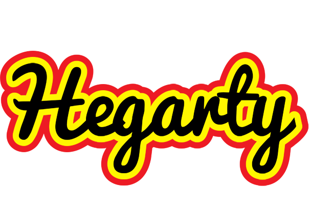 Hegarty flaming logo