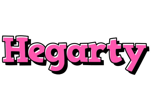 Hegarty girlish logo