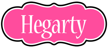 Hegarty invitation logo