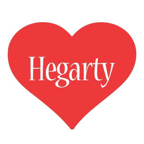 Hegarty love logo