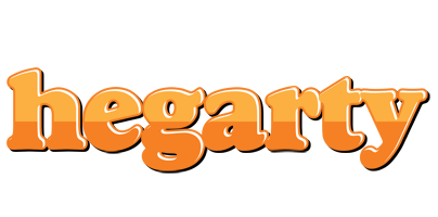 Hegarty orange logo