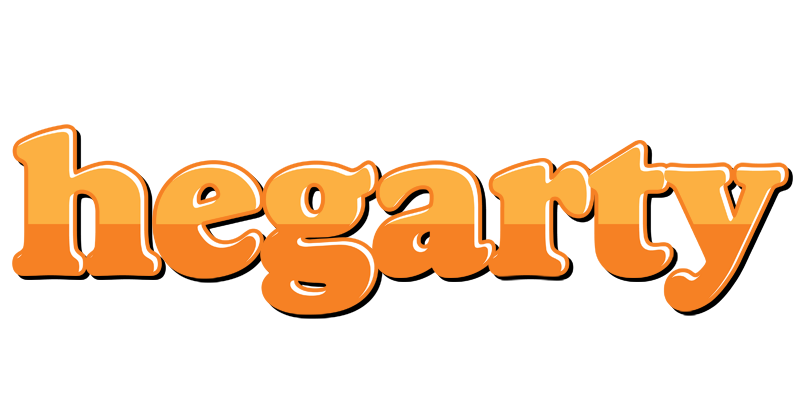 Hegarty orange logo