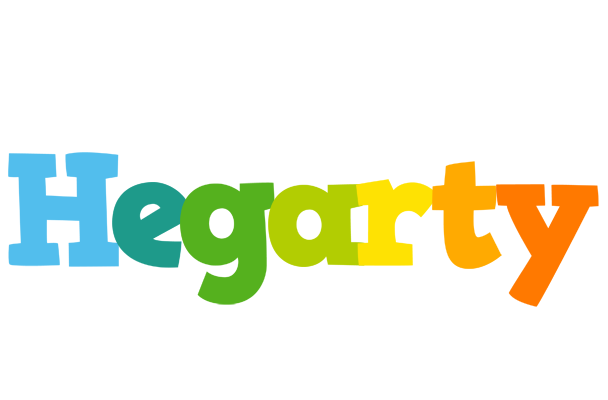 Hegarty rainbows logo