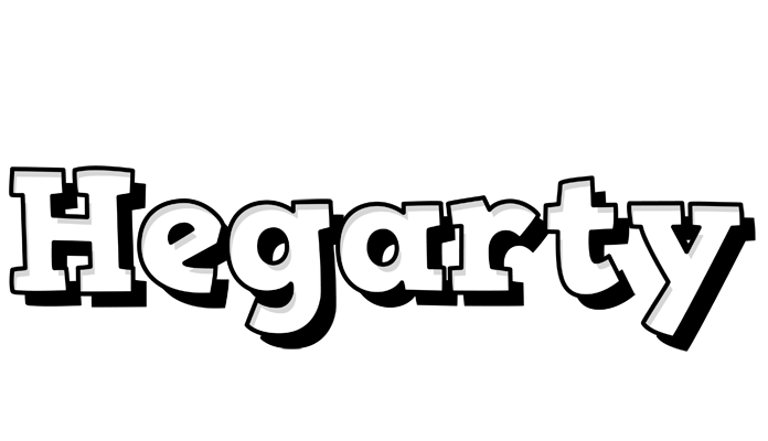 Hegarty snowing logo