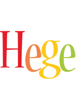 Hege birthday logo