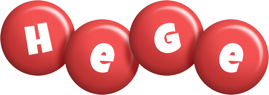 Hege candy-red logo