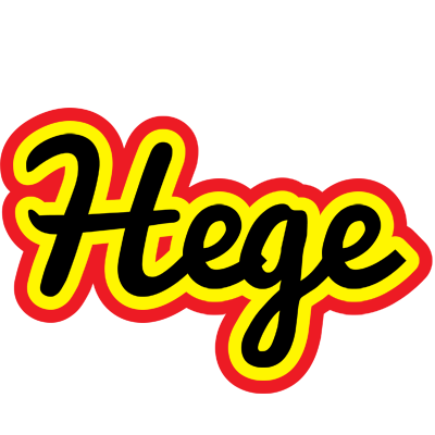 Hege flaming logo