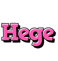 Hege girlish logo