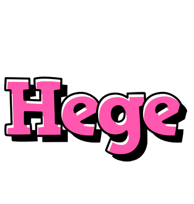 Hege girlish logo