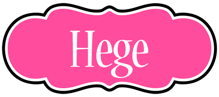 Hege invitation logo