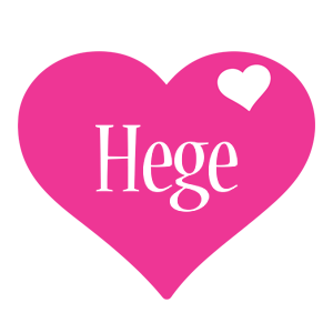 Hege love-heart logo