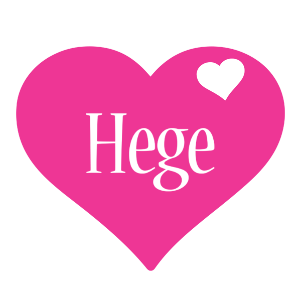 Hege love-heart logo